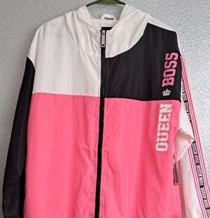 NWT Love Queen Boss Windbreaker   Size 2X
